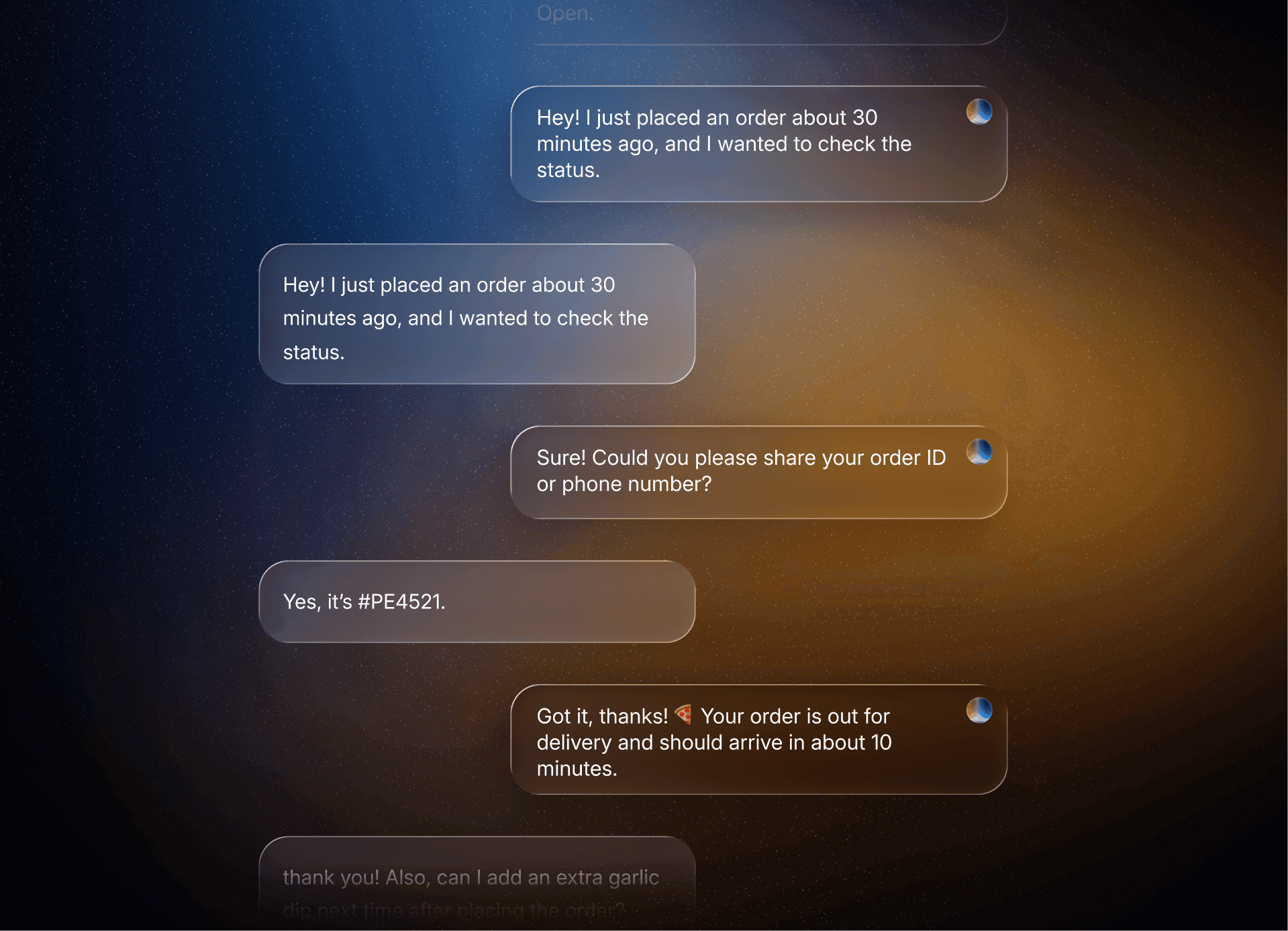 Agent AI Assistance interface screenshot
