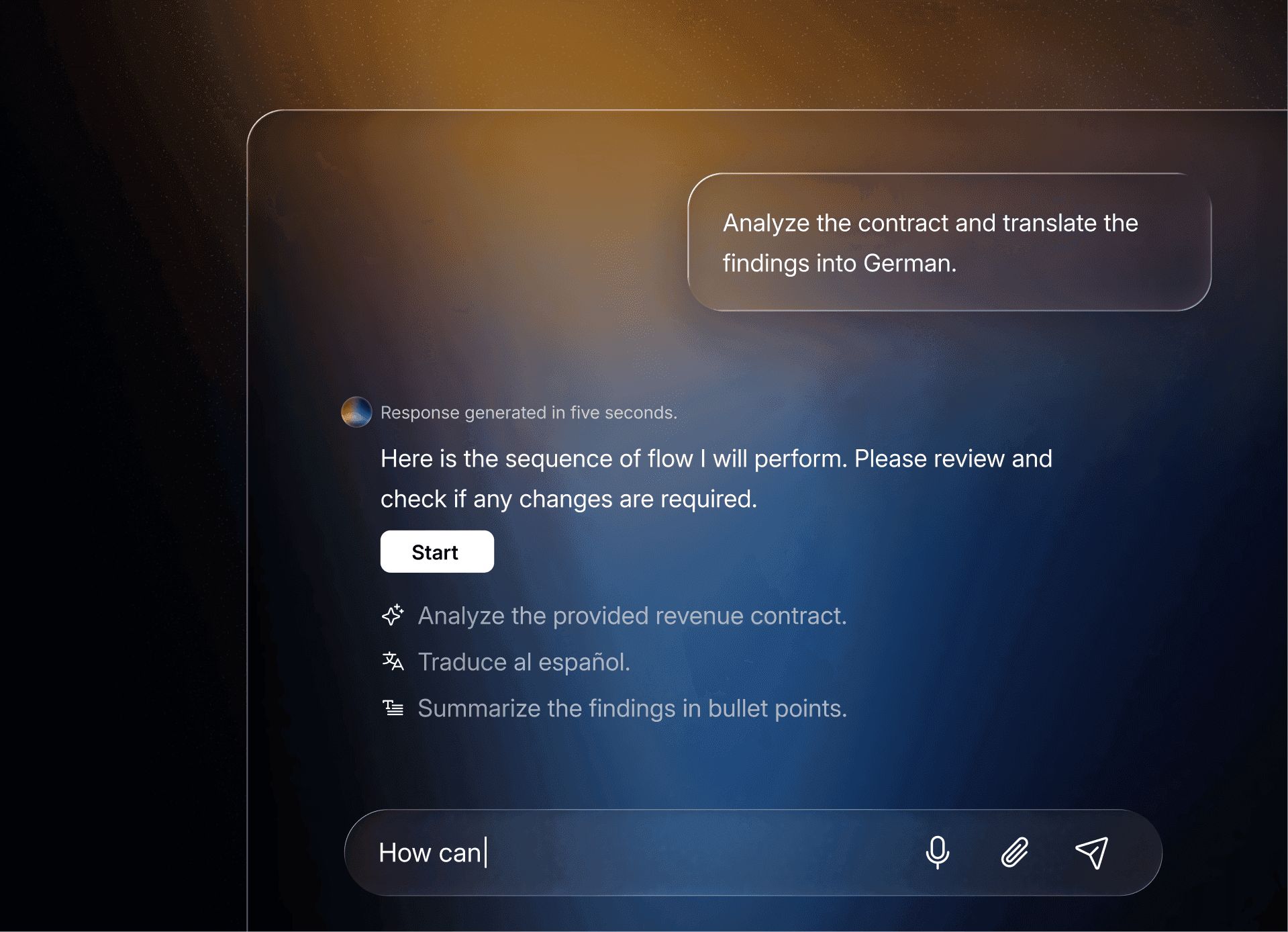 Intelligent Orchestrator interface screenshot